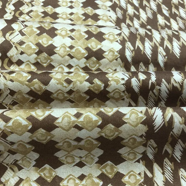 Diamond Seiceáil Fabraic Cotton Poplin Tencel